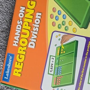 Hands-On Division Regrouping Kit Lakeshore 3rd 4th 5th Grade Ages 8-10 NEW NIB